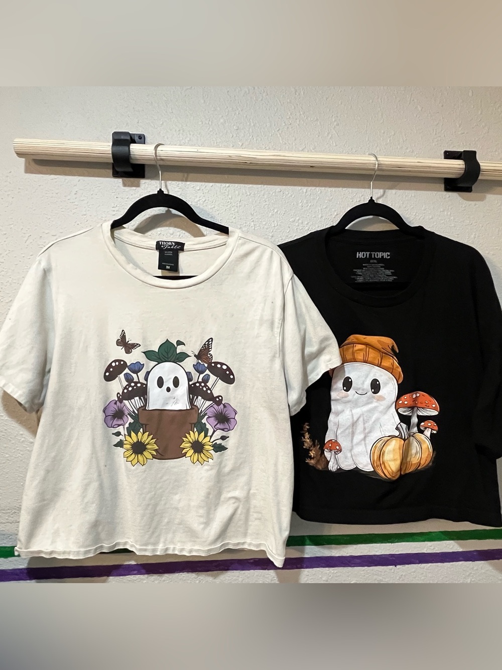 Hot Topic ghost crop tee bundle
